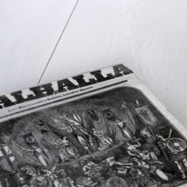 Handbill advertising 'Madame Warton's Unequalled Tableaux Vivans and Poses Plastiques', c.1847 by English School