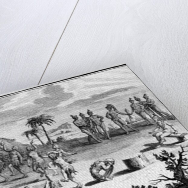 Sacrifice that the Floridians make to the Sun of their first born by Theodor de Bry