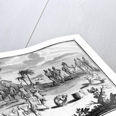 Sacrifice that the Floridians make to the Sun of their first born by Theodor de Bry