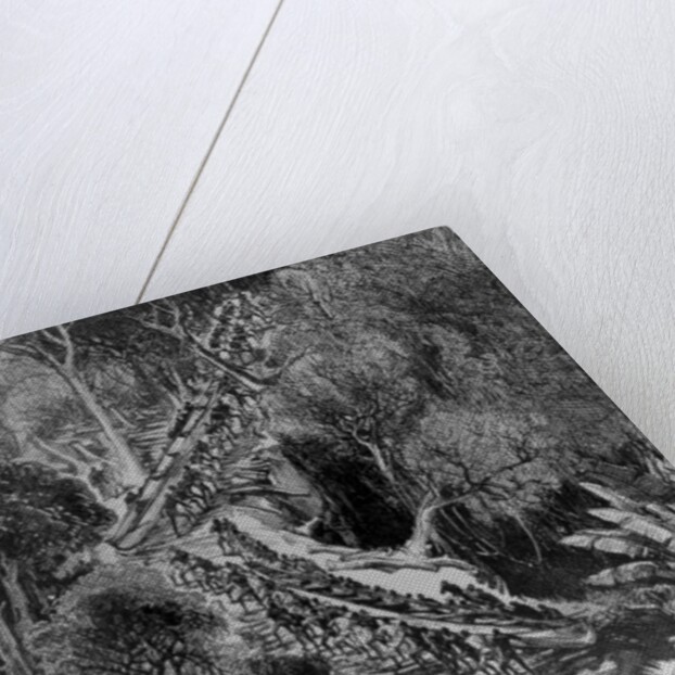 Hauling Canoes Up Inkisi Falls. by Henry Morton Stanley