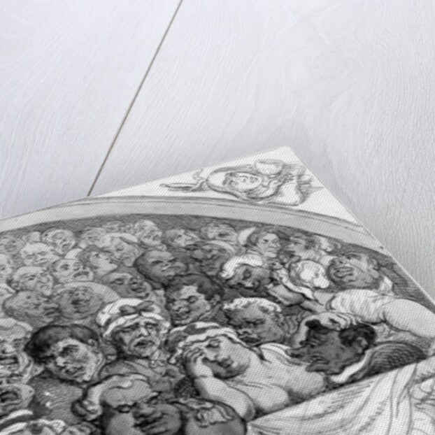 Pidgeon Hole - A Convent [sic] Garden contrivance to coop up the gods, 1811 by Thomas Rowlandson