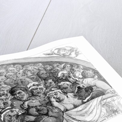 Pidgeon Hole - A Convent [sic] Garden contrivance to coop up the gods, 1811 by Thomas Rowlandson