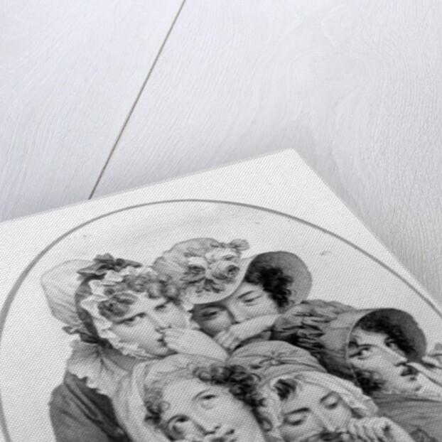 Lady Snuff Takers by English School