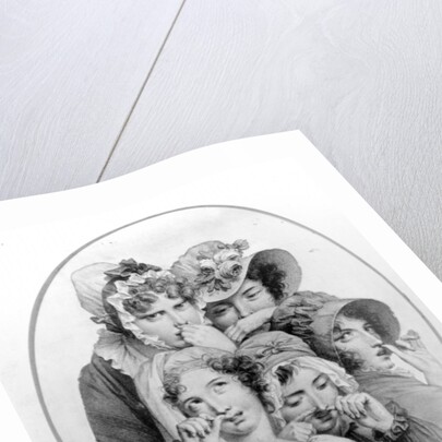 Lady Snuff Takers by English School