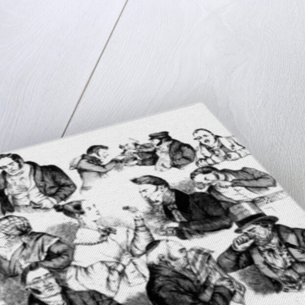 Matters of Taste No.4 / As Regards Snuffing, print made by W & J O Clerk, c.1835-40 by English School