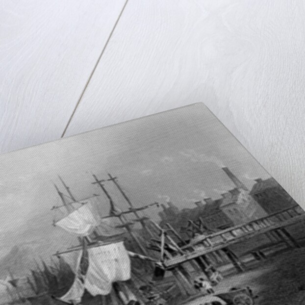 Workington, c.1840-50 by William Henry Bartlett