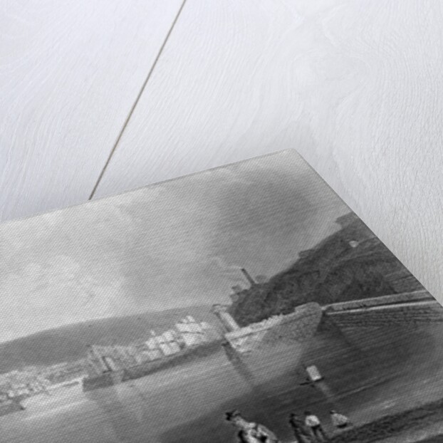 Whitehaven Harbour, c.1840-50 by William Henry Bartlett