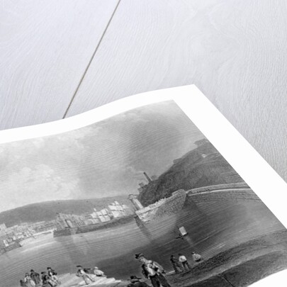 Whitehaven Harbour, c.1840-50 by William Henry Bartlett