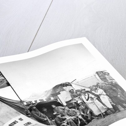 The Publishing Officers and Editor's Quarters of 'News of the Camp', c.1880-81 by English Photographer