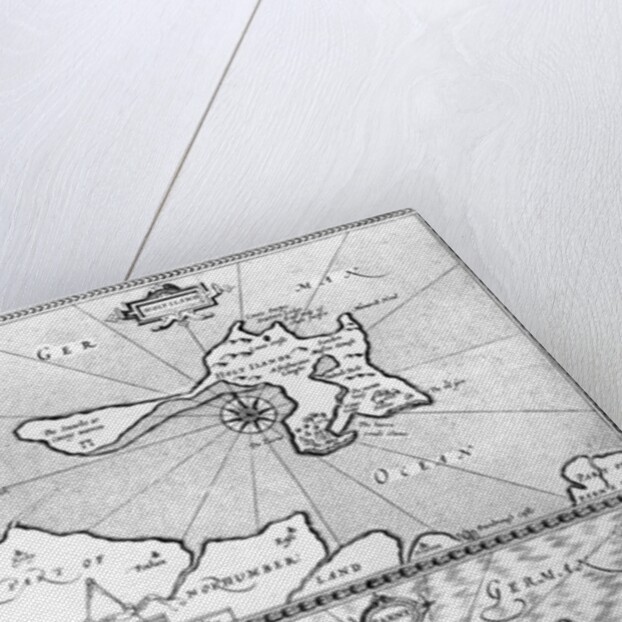 Maps of Holy Island and Farne Island, Northumberland by John Speed