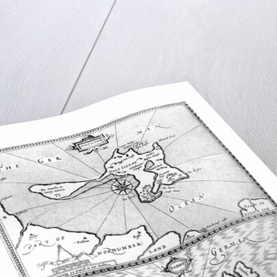 Maps of Holy Island and Farne Island, Northumberland by John Speed