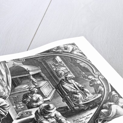 Winter, engraved by Philip Galle, c.1580 by Jan van der Straet