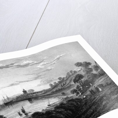 Wivenhoe, Essex by William Henry (after) Bartlett