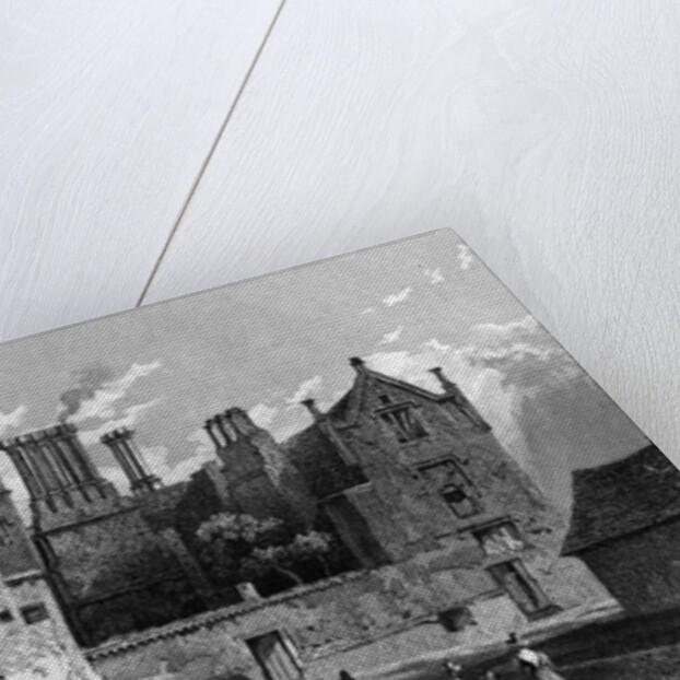 South View of Eastbury House, near Barking by William Henry (after) Bartlett