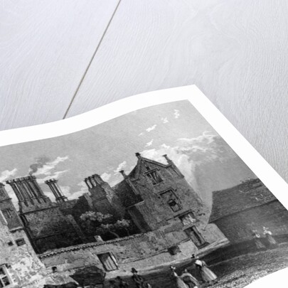 South View of Eastbury House, near Barking by William Henry (after) Bartlett