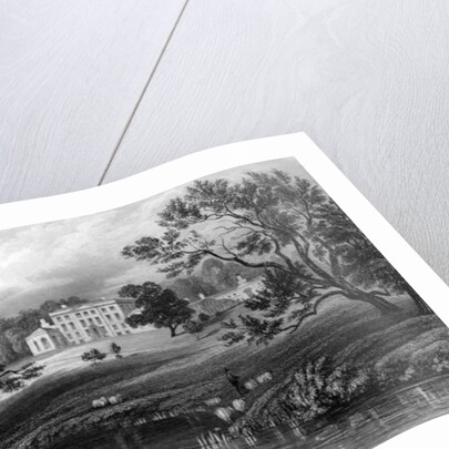 Mistley Hall, Essex, engraved by John Carr Armytage, 1832 by William Henry (after) Bartlett