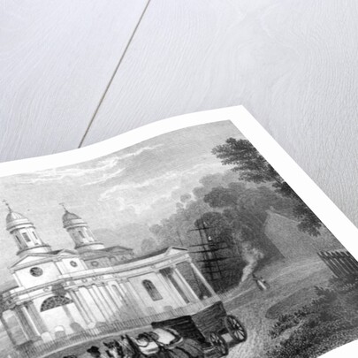 Mistley Thorn Church, Near Manningtree, Essex by William Henry Bartlett