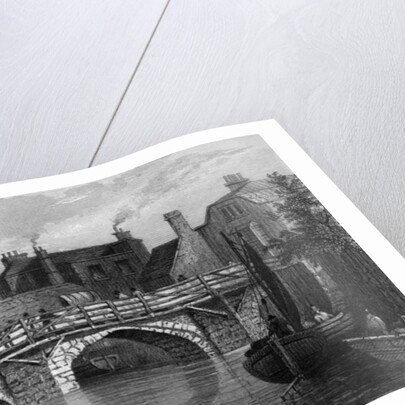 Bow Bridge, Essex by William Henry Bartlett