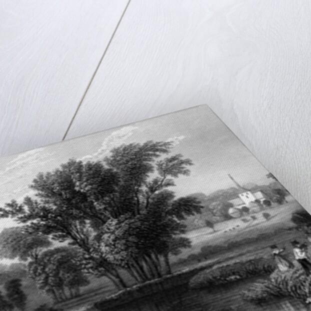 Stisted Hall and Church, Essex by William Henry Bartlett