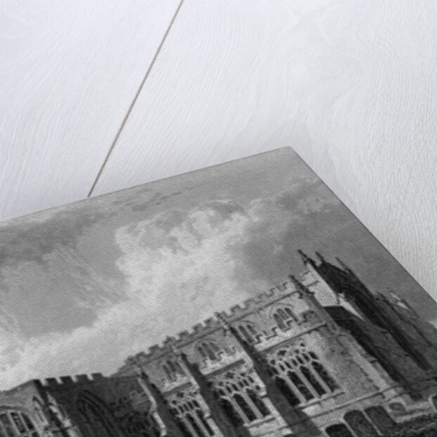 Thaxted Church, Essex by William Henry Bartlett