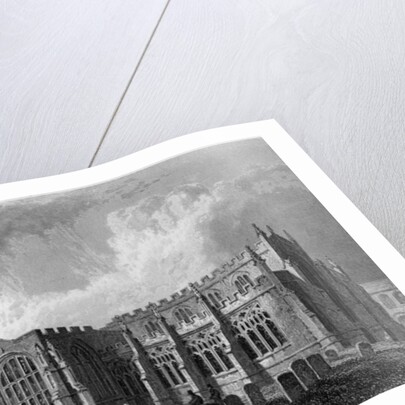 Thaxted Church, Essex by William Henry Bartlett