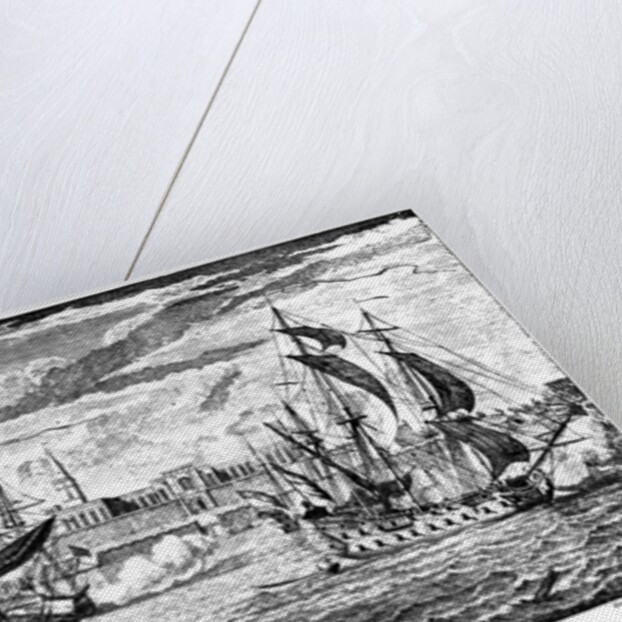 Fort William at Bengall, 1736 by Gerard Vandergucht