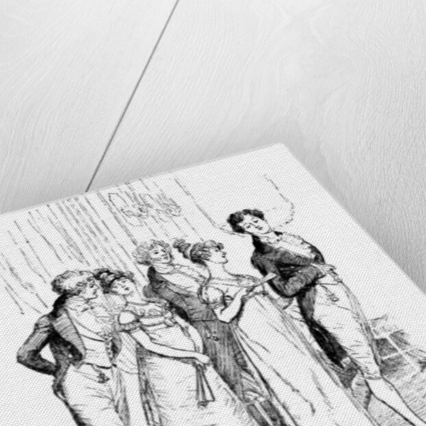 When the party entered by Hugh Thomson