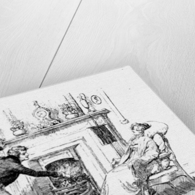 Piling up the fire by Hugh Thomson