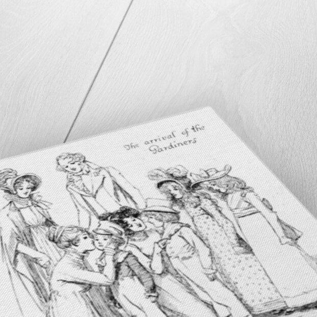 The arrival of the Gardiners by Hugh Thomson