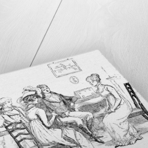 To make herself agreeable to all by Hugh Thomson