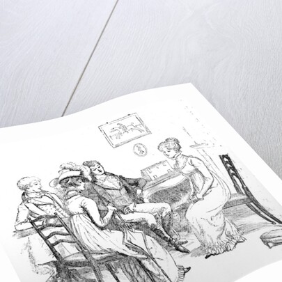 To make herself agreeable to all by Hugh Thomson