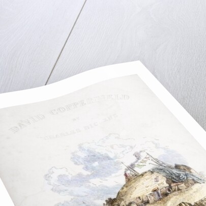 Title page illustration from 'David Copperfield' by Charles Dickens first published 1850 by Hablot Knight Browne