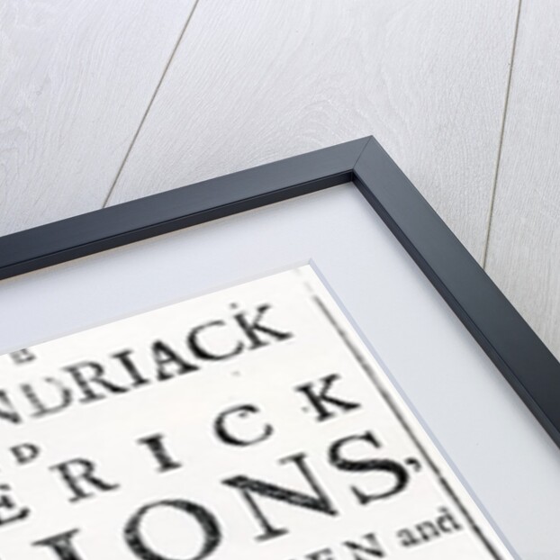 Title page for 'A Treatise of the Hypochondriack and Hysterick Passions' by Bernard de Mandeville, published 1711 by English School