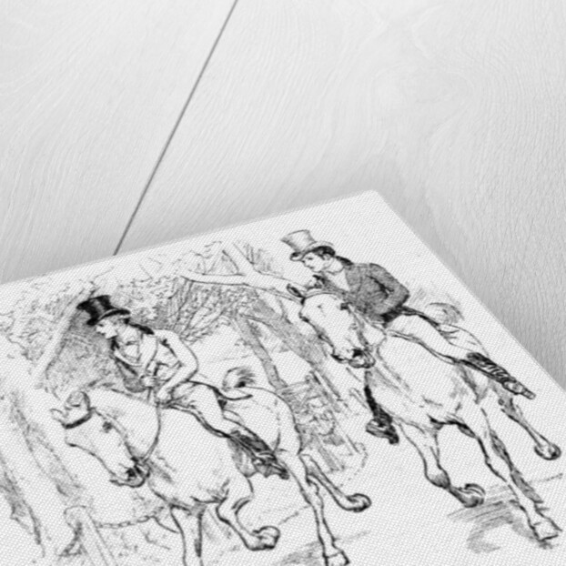 Mr. Darcy with him by Hugh Thomson