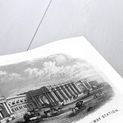 Newcastle-upon-Tyne Great Central Railway Station by English School