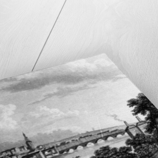 Newcastle from Askew's Wood, engraved by Edward Francis, 1829 by William (after) Westall