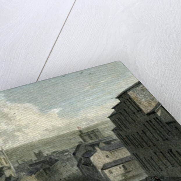 Newcastle from Westgate Hill, engraved by Edward Finden, 1830 by William (after) Westall