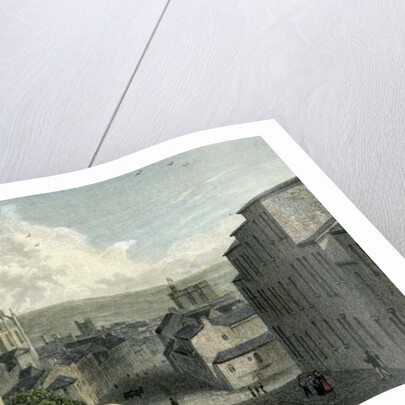 Newcastle from Westgate Hill, engraved by Edward Finden, 1830 by William (after) Westall