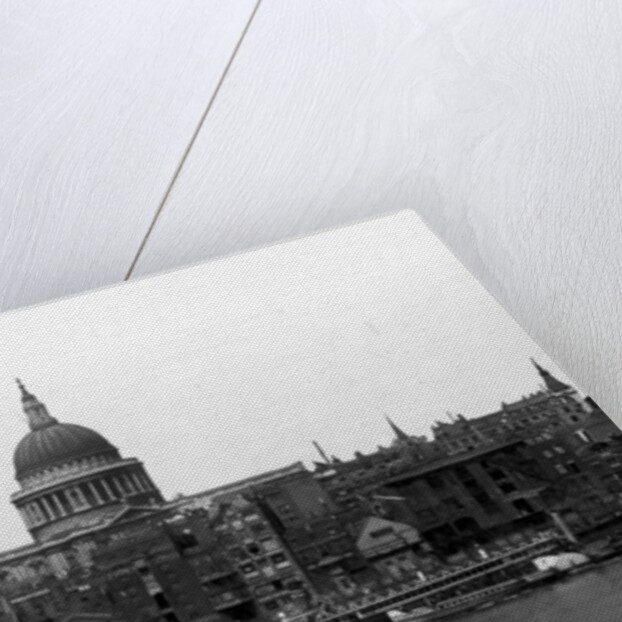 View of St. Paul's Cathedral from Bankside by English Photographer