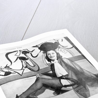 Maureen O'Dea, one of Vivian van Damme's 'Windmill Girls', 1948 by English Photographer