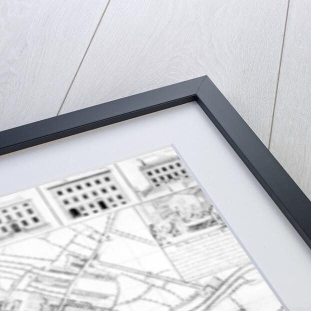 Map of Manchester, 1751 by Casson & Berry
