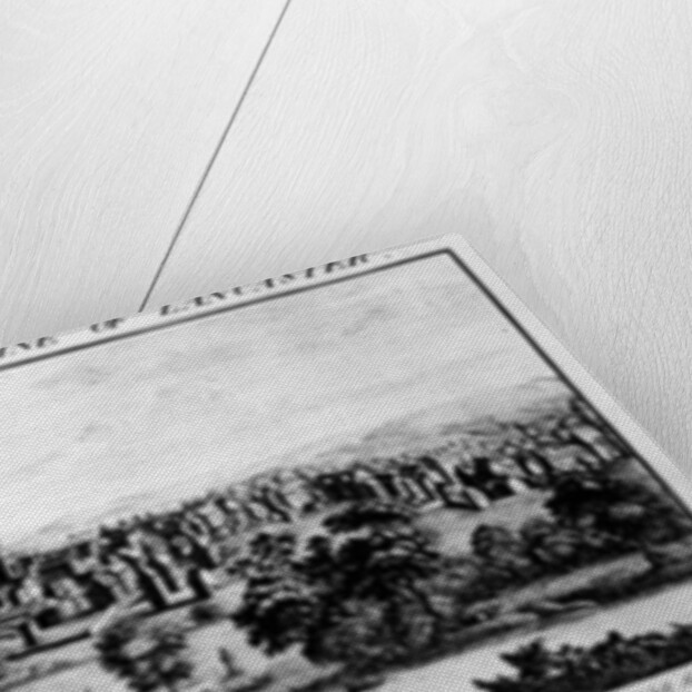 The South West Prospect of Manchester on the County Palatine of Lancaster, 1728 by Nathaniel and Samuel Buck