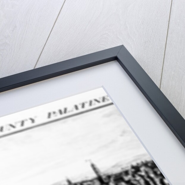 The South West Prospect of Manchester on the County Palatine of Lancaster, 1728 by Nathaniel and Samuel Buck