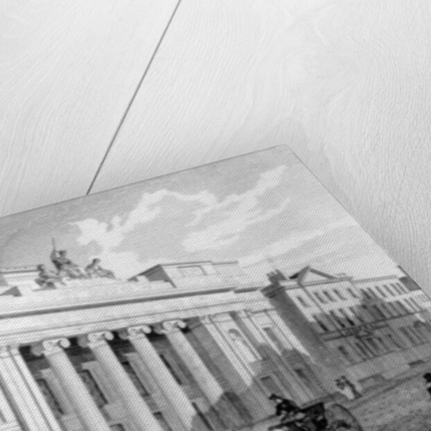 The Town Hall, Manchester by Thomas Allom