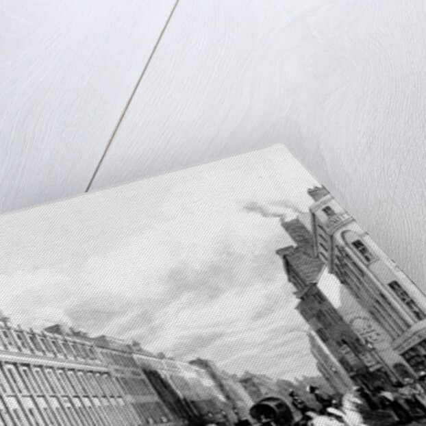 Market Street from the Market Place, Manchester by John Harwood