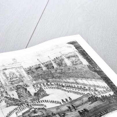 Pageant of Atlas for the marriage of Cosimo III de'Medici and Margherita Luisa d'Orleans by Alessandro Carducci