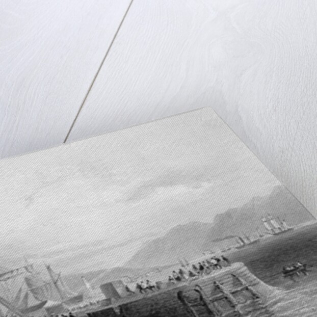 Port Glasgow, engraved by J.W. Appleton, 1841 by William Henry (after) Bartlett