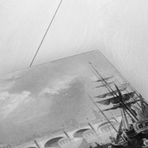 New Bridge and Broomielaw, Glasgow, c.1840 by William Henry Bartlett