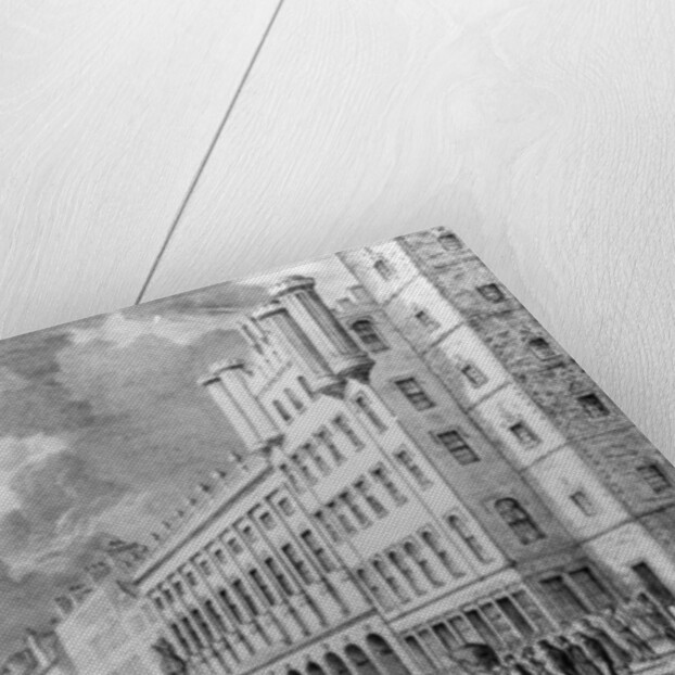 The Trongate of Glasgow, print made by David Allan by Scottish School