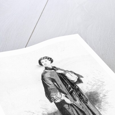 Marguerite Gautier by Paul (after) Gavarni